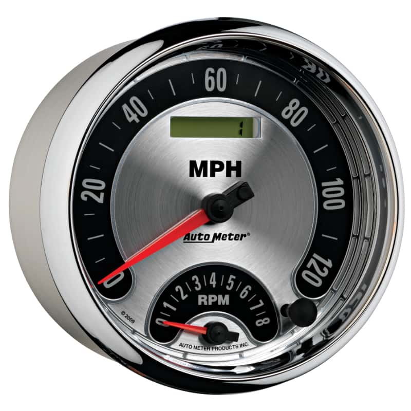 AutoMeter — Autometer American Muscle 5in Tach Speedo Combo In-Dash
5" RPM/SPD COMBO AM - view 11