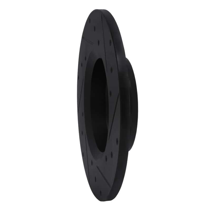R1 Concepts — R1 75-83 Toyota Pickup Front Left Drilled & Slotted Black Brake Rotor
R1 Brake Rotor Drill - view 4