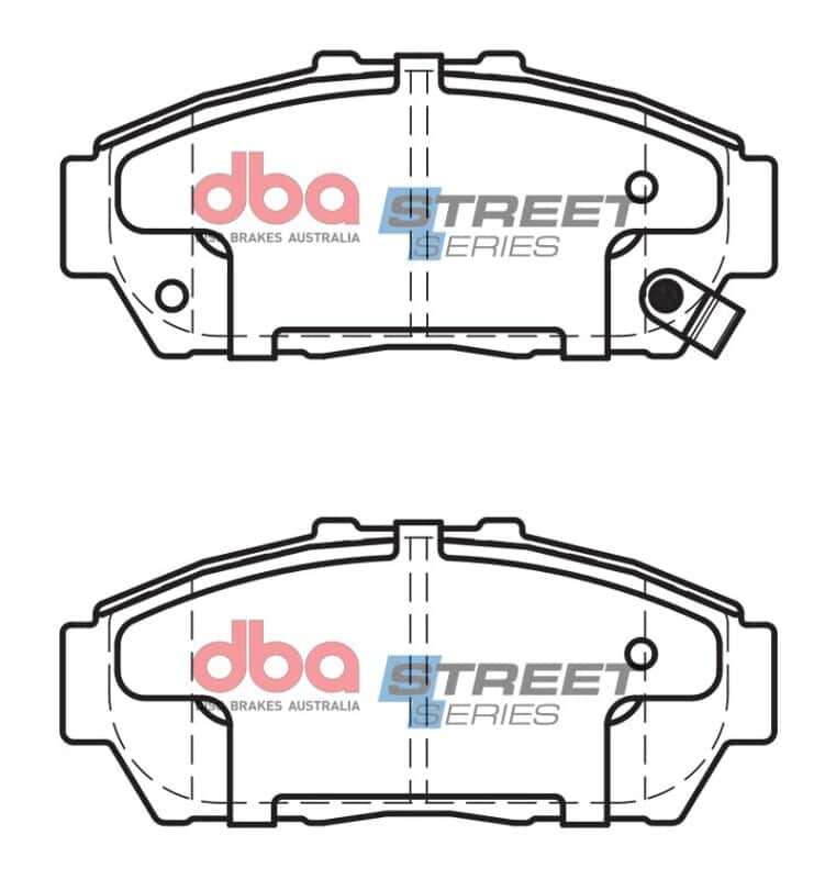 DBA — DBA 94-01 Acura Integra Front Street Series Brake Pads
Brake Pad - view 2