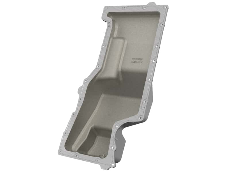aFe — aFe 20-25 GM Trucks L6 3.0L Engine Oil Pan - Black w/ Machined Fins
Engine Oil Pan - view 3