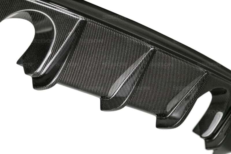 Seibon — Seibon 15-16 Ford Focus OE-Style Carbon Fiber Rear Bumper Lip - view 7