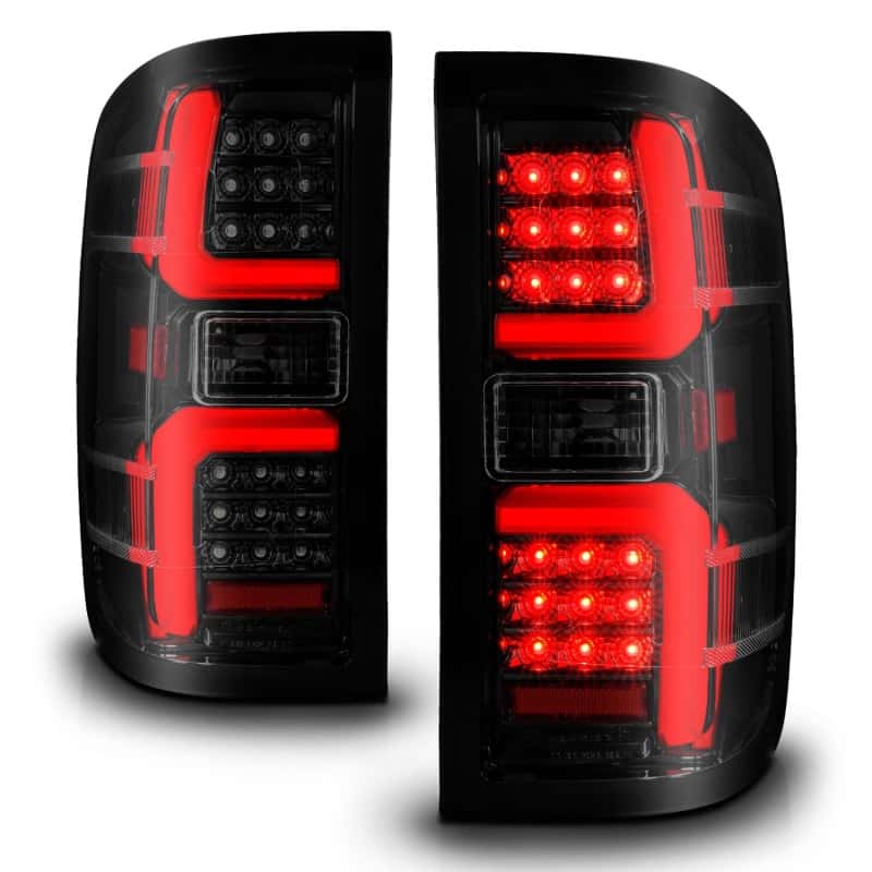 ANZO — ANZO 15-19 Chevrolet Silverado 2500 HD/3500 HD LED Taillight w/ Sequential Black Housing/Smoke Lens
Tail Light Set - view 3