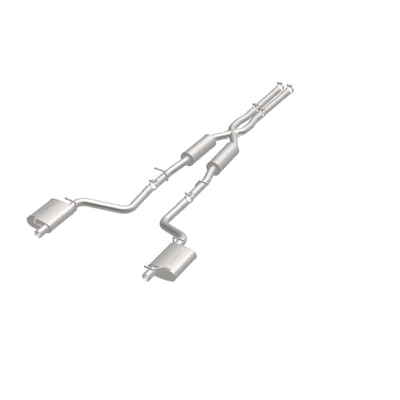 Magnaflow — MagnaFlow Cat-Back SS 2.5in Dual Split Rear Exit (OEM Tips) 15-16 Dodge/Chrysler Charger/300 5.7L V8
Cat-Back - view 24