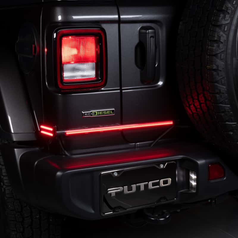 Putco — Putco 2019+ Ram 1500/Jeep Wrangler JK/JL 18in Red Split Blade LED Tailgate Light Bar (Pair)
LED Light Bar - view 5