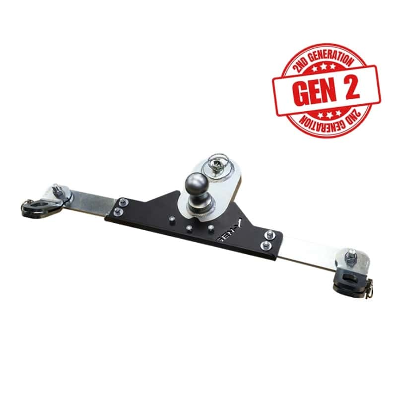 GEN-Y Hitch — Gen-Y Dodge/RAM GoosePuck II 5in Offset Ball Puck Mount & 25K Towing w/Safety Chain Anchors
Gooseneck Hitch - view 2
