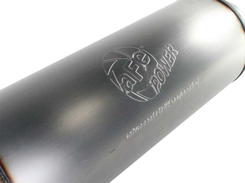aFe — aFe MACHForce XP Exhausts Mufflers SS-409 EXH Muffler 5 ID In/Out 8 Dia
MACH ForceXp Muffler
Muffler - view 2