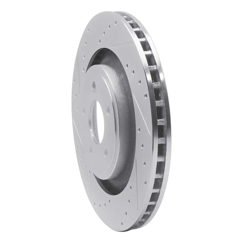R1 Concepts — R1 08-14 Chrysler 200 Front Left Drilled & Slotted Silver Brake Rotor
R1 Brake Rotor Drill - view 2