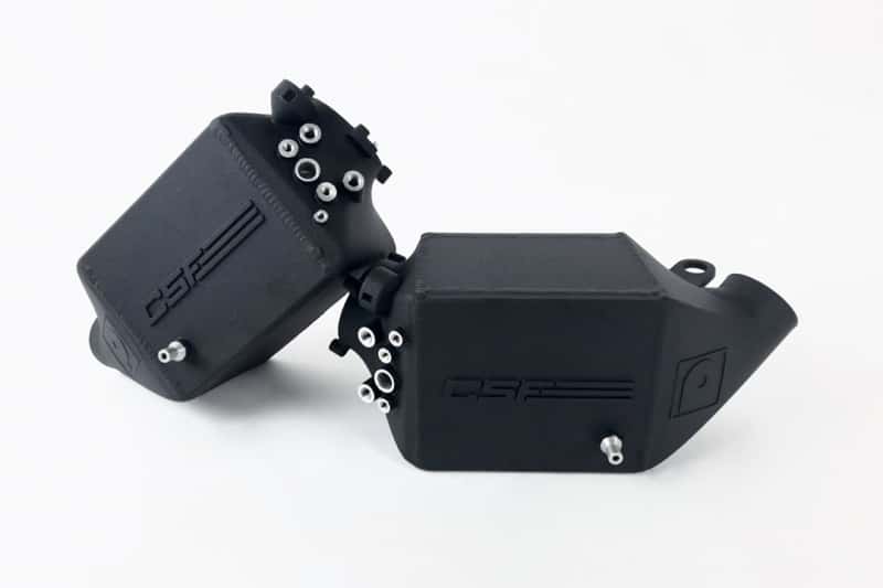 CSF — CSF 12-16 BMW M5 (F10) / 12-18 BMW M6 (F06/F12/F13) Twin Charge-Air-Cooler Set - Crinkle Black
CSF FI Air Cooler
8109
 - view 3