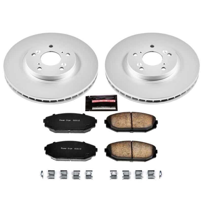 PowerStop — Power Stop 01-02 Acura MDX Front Z17 Evolution Geomet Coated Brake Kit - view 1