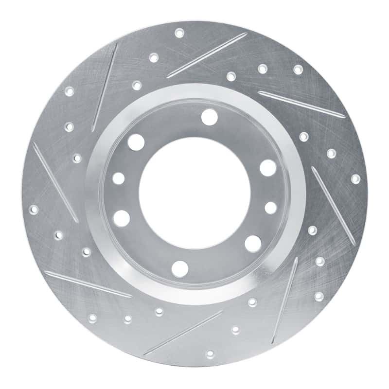 R1 Concepts — R1 81-85 Toyota Pickup Front Right Drilled & Slotted Silver Brake Rotor
R1 Brake Rotor Drill - view 5