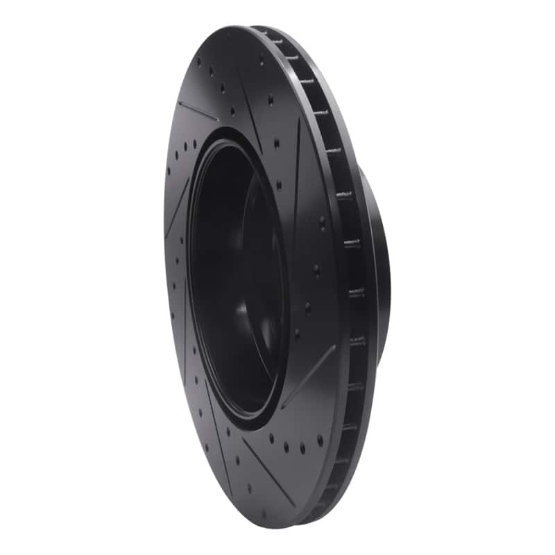 R1 Concepts — R1 07-19 BMW X6 Rear Left Drilled & Slotted Black Brake Rotor
R1 Brake Rotor Drill - view 4