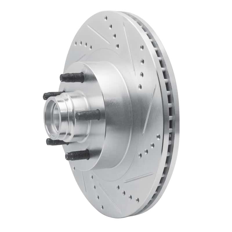 R1 Concepts — R1 01-05 Ford Explorer Sport Front Right Drilled & Slotted Silver Brake Rotor
R1 Brake Rotor Drill - view 2
