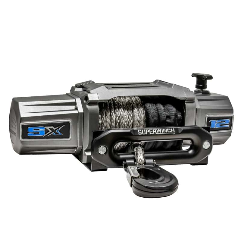 Superwinch — Superwinch 12000 LBS 12V DC 3/8in x 80ft Synthetic Rope SX 12000SR Winch - Graphite
Winch - view 8