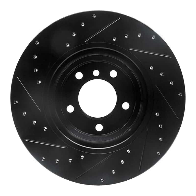 R1 Concepts — R1 06-12 BMW 330XI Front Right Drilled & Slotted Black Brake Rotor
R1 Brake Rotor Drill - view 5