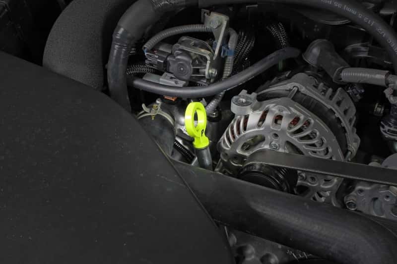 Perrin Performance — PERRIN 15-25 Subaru WRX & 13-26 BRZ/FR-S/86/GR86 Dipstick Handle Loop Style - Neon Yellow - view 5