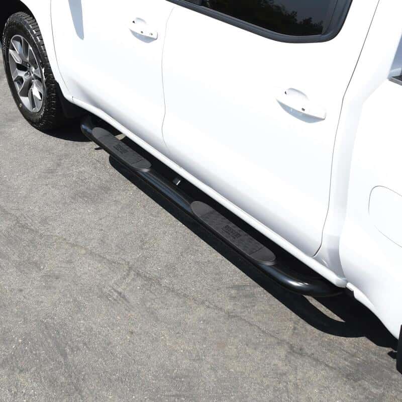 Westin — Westin 2019 Chevrolet Silverado/Sierra 1500 Crew Cab Platinum 4 Oval Nerf Step Bars - Black
Nerf/Step Bar - view 7
