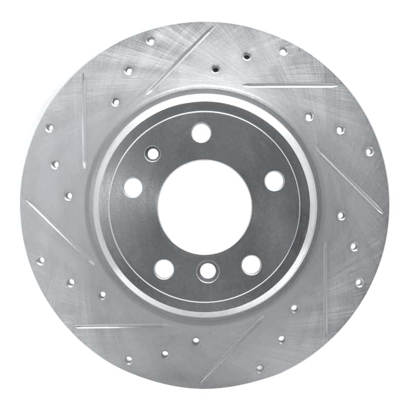 R1 Concepts — R1 91-01 BMW 850CSI Rear Left Drilled & Slotted Silver Brake Rotor
R1 Brake Rotor Drill - view 1
