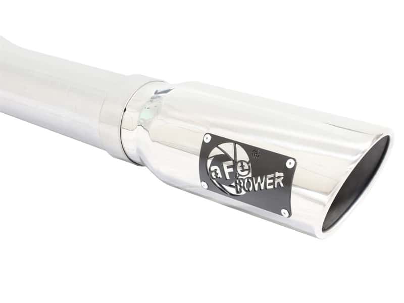 aFe — aFe MACHForce XP SS Exhaust 3in to 3.5in Cat-Back w/ Polished Tip 15 Ford F-150 EcoBoost V6 2.7/3.5L
Cat-Back Exhaust - view 6