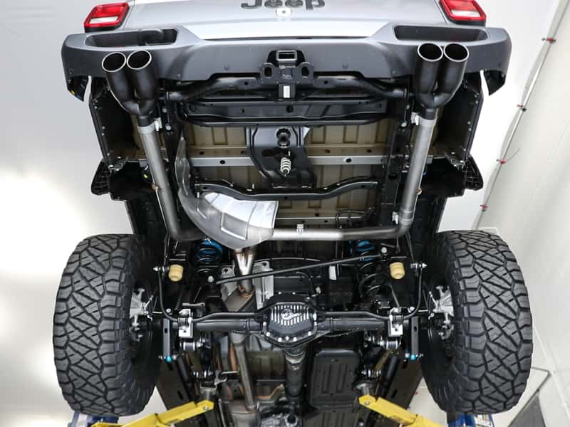 aFe — aFe Vulcan Series 3in-2-1/2in 304 SS Cat-Back 2020 Jeep Gladiator (JT) V6-3.6L w/ Black Tips
Cat-Back Exhaust - view 7