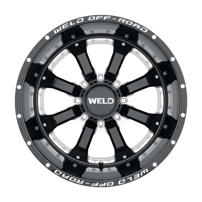 Weld — Weld Off-Road W125 20X10 Granada Six 6X135 ET-18 BS4.75 Gloss Black MIL 87.1 - view 1