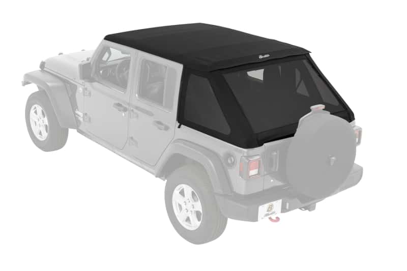 Bestop — Bestop 18-26 Jeep Wrangler JL 4-Door Trektop (Premium Black Twill)
Trektop - view 5