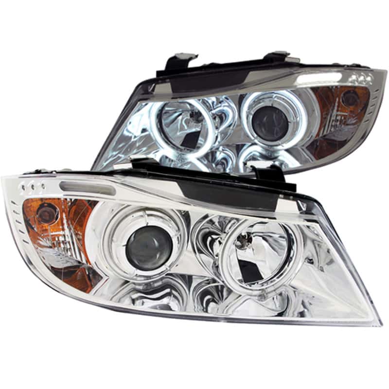 ANZO — ANZO 2006-2008 BMW 3 Series E90-E91 Projector Headlights w/ Halo w/ LED Bar Chrome (CCFL)
Head Light Set
HdLtSet - view 1