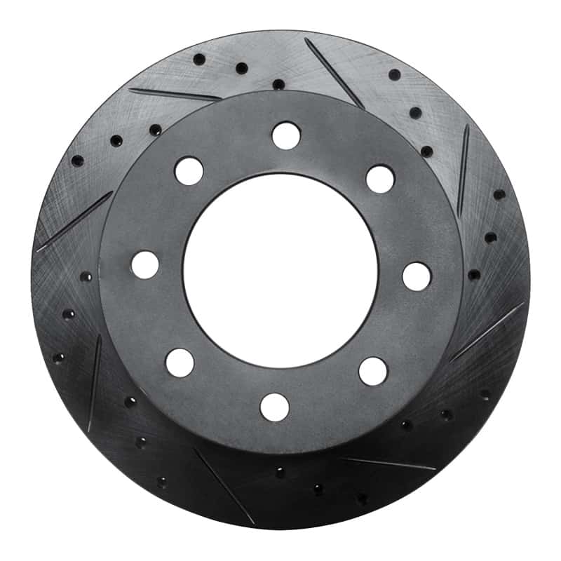 R1 Concepts — R1 03-05 Chevrolet Silverado 1500 Rear Right Drilled & Slotted Black Brake Rotor
R1 Brake Rotor Drill - view 1
