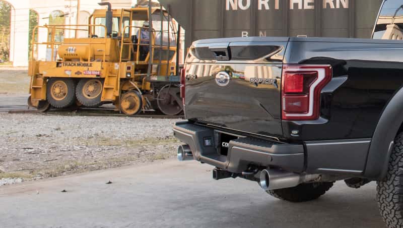 CORSA Performance — Corsa 2017-2020 Ford F-150 Raptor 3in Inlet / 5in Outlet Satin Polished Tip Kit (For Corsa Exh Only)
Exhaust - view 2