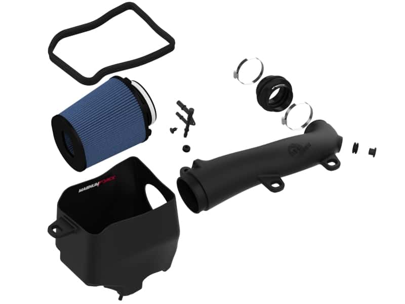 aFe — aFe MagnumFORCE Intake Stage-2 Pro Dry 5R Filter 18-23 Jeep Wrangler (JL) L4-2.0L (t)
Magnum FORCE Intake - view 2