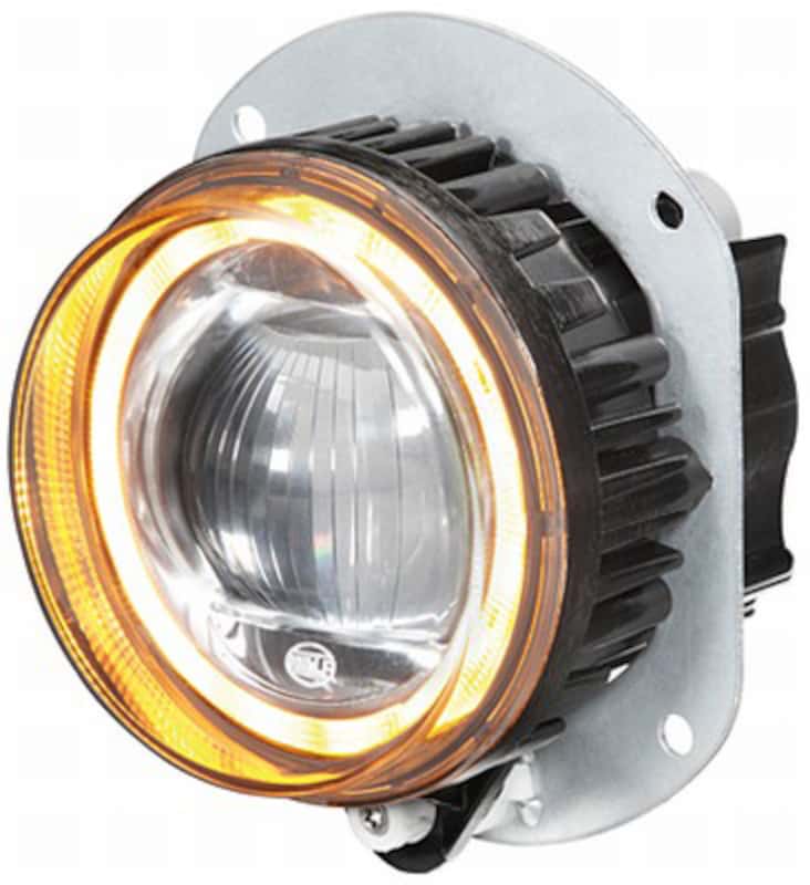 Hella — Hella 90mm LED L4060 High Beam Module w/ Indicator w/o Pulse Generator - view 3