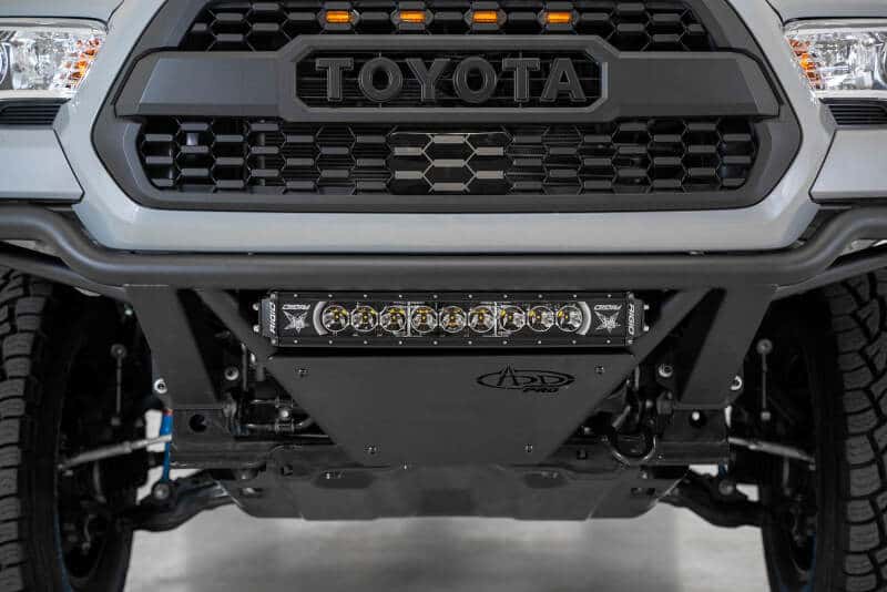 Addictive Desert Designs — Addictive Desert Designs 16-20 Toyota Tacoma PRO Bolt-On Front Bumper - Hammer Black
Bumper- Front
Bumpers - view 10