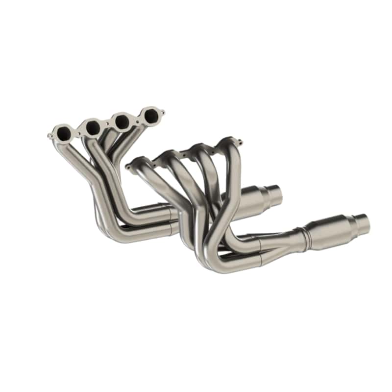 Kooks Headers — Kooks 67-69 Chevrolet Camaro Firebird 1-7/8in x 3in LT Swap Header w/ Green Catted Connection Pipes
LT Swap Header Kit - view 3