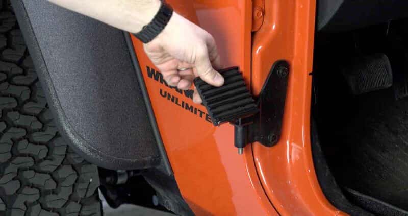 Fishbone Offroad — Fishbone Offroad 07-18 Jeep Wrangler JK - Foot Peg Set - Black - view 2