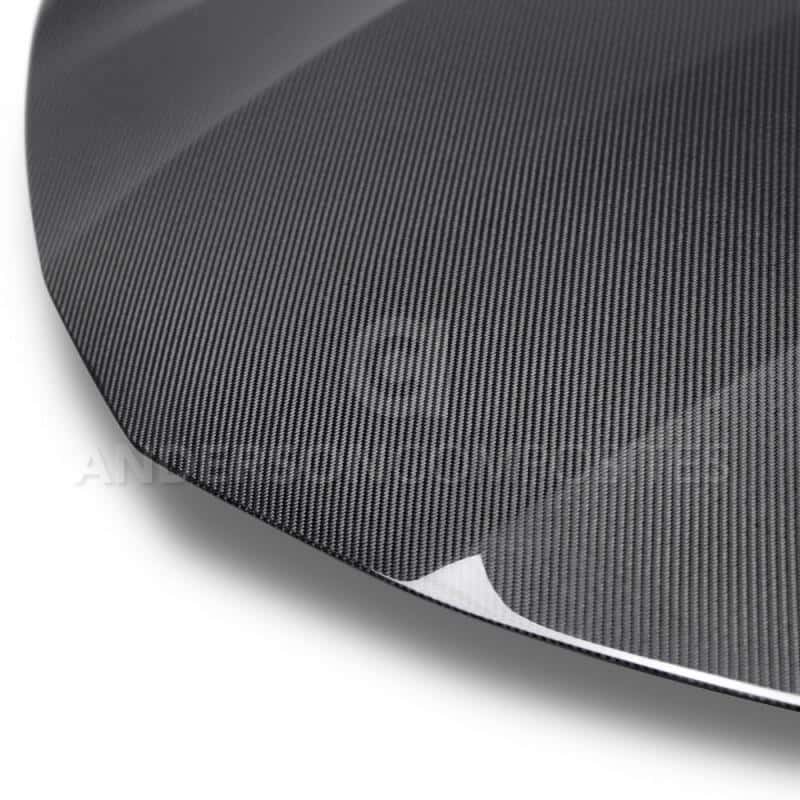 Anderson Composites — Anderson Composites 2016+ Chevy Camaro OE Style Carbon Fiber Hood - Non Vented - view 4