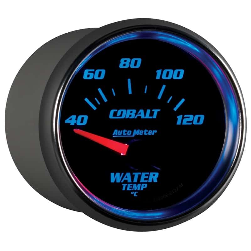 AutoMeter — Autometer Cobalt 52mm Short Sweep Electronic 40-120 Deg C Water Temperature Gauge
GA 2" WTMP 120C E CB - view 8