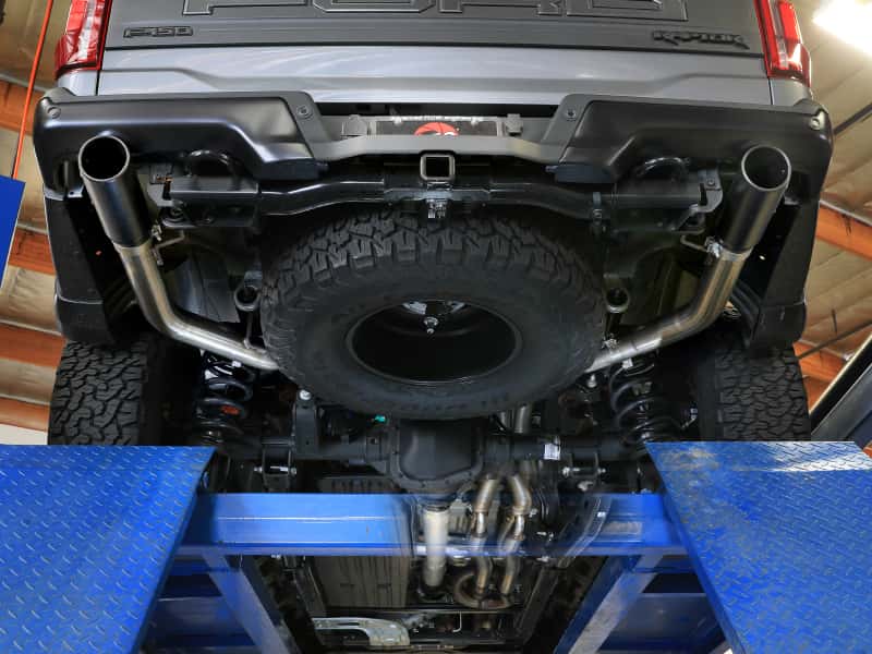 aFe — aFe 21-24 Ford F-150 Vulcan Series 3 IN to 3-1/2 IN Stainless Steel Cat-Back Exhaust System - Black
Cat-Back Exhaust - view 8