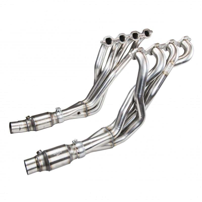 Kooks Headers — Kooks 2016+ Chevrolet Camaro SS 1 7/8in x 3in SS Longtube Headers w/ Green Catted Connection Pipes
1-7/8in. Headers/Con
1-7/8" Headers/Conn. - view 3