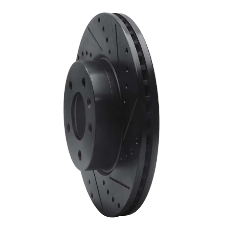 R1 Concepts — R1 13-25 Cadillac CT4 Front Right Drilled & Slotted Black Brake Rotor
R1 Brake Rotor Drill - view 2