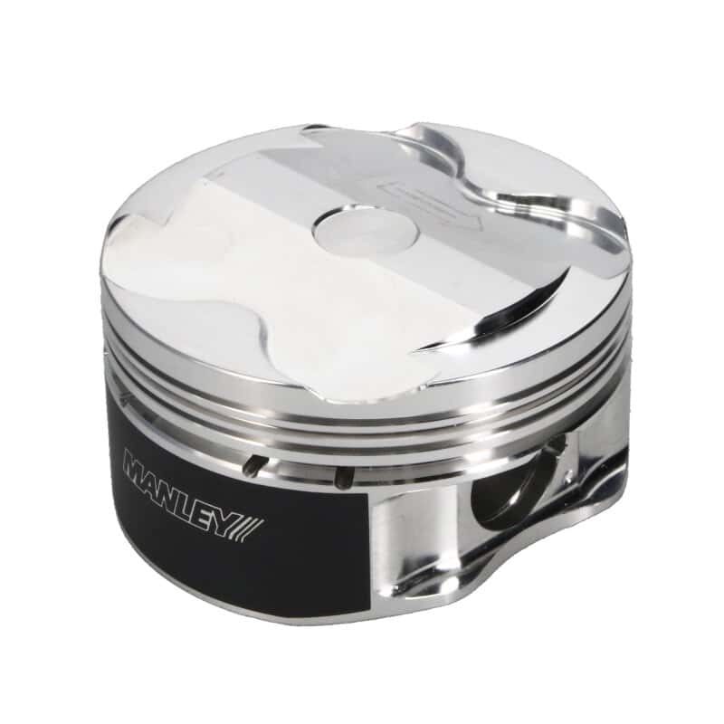 Manley Performance — Manley 2018+ Ford Coyote 5.0L 6.75cc Dish 3.700in Bore 12:1 CR 22mm Pin Platinum Ext Duty Pistons
Piston Set - view 5