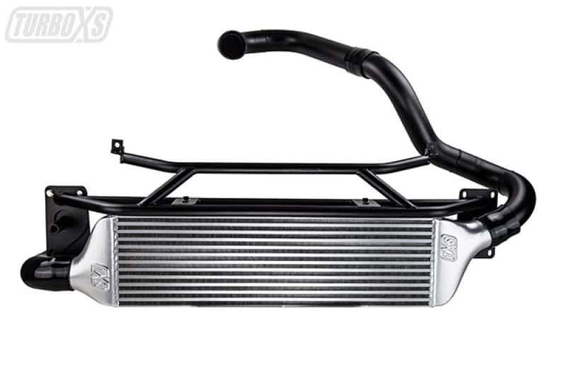 Turbo XS — Turbo XS FMIC for 15-16 Subaru WRX - Wrinkle Black Pipes
Intercooler - view 1
