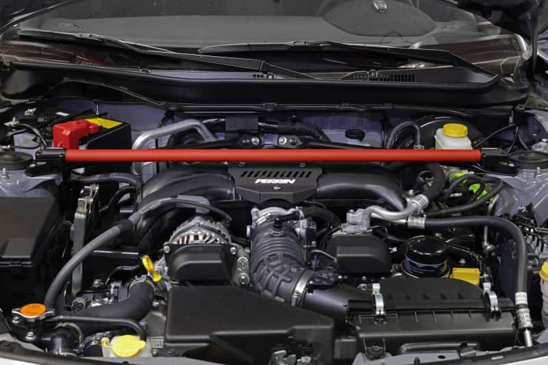 Perrin Performance — PERRIN 13-26 Subaru BRZ / Toyota GR86/86 / Scion FR-S Front Strut Brace - Red - view 3