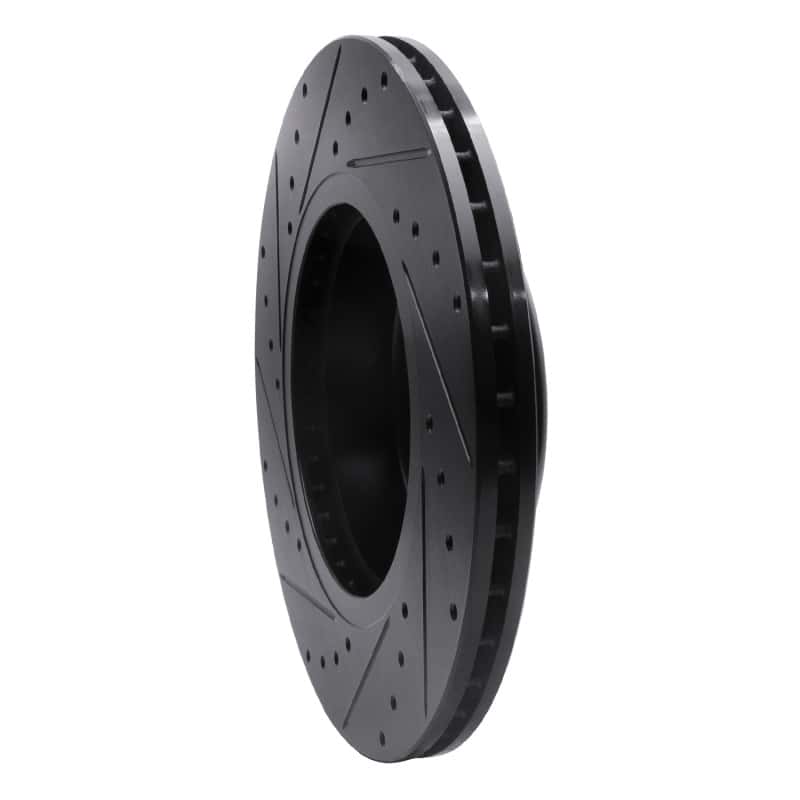 R1 Concepts — R1 11-16 BMW 528I xDrive Front Right Drilled & Slotted Black Brake Rotor
R1 Brake Rotor Drill - view 4