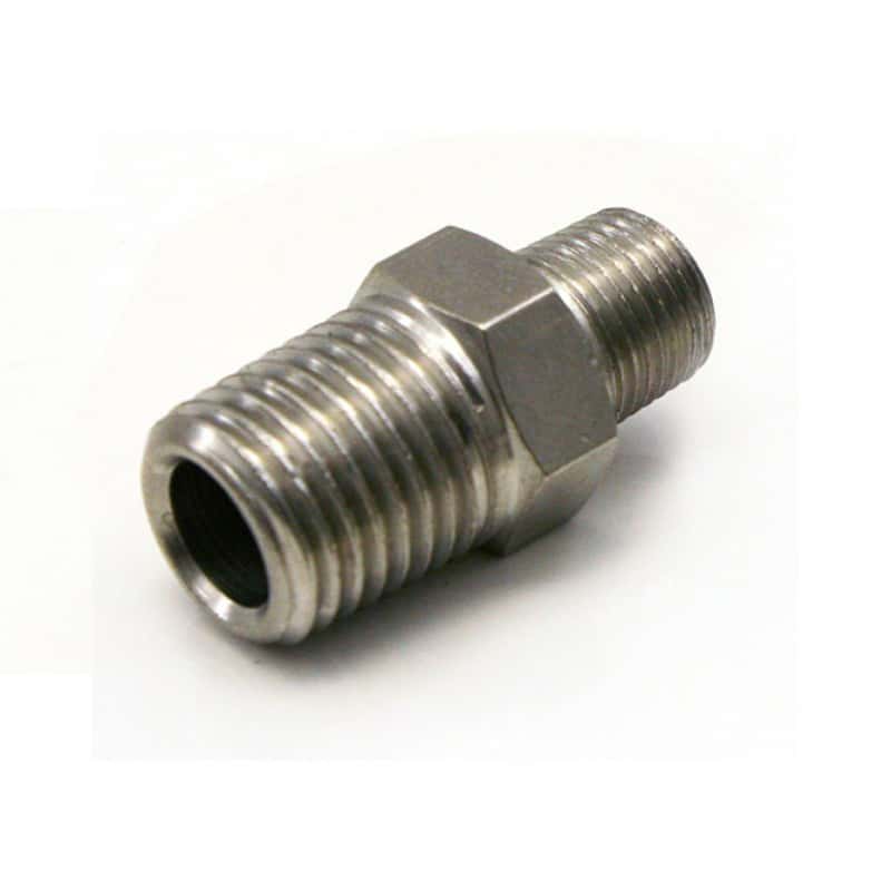 Nitrous Express — Nitrous Express 1/4 NPT x 1/8 NPT Male Union Connector
Union Connector
AdptFitting - view 2