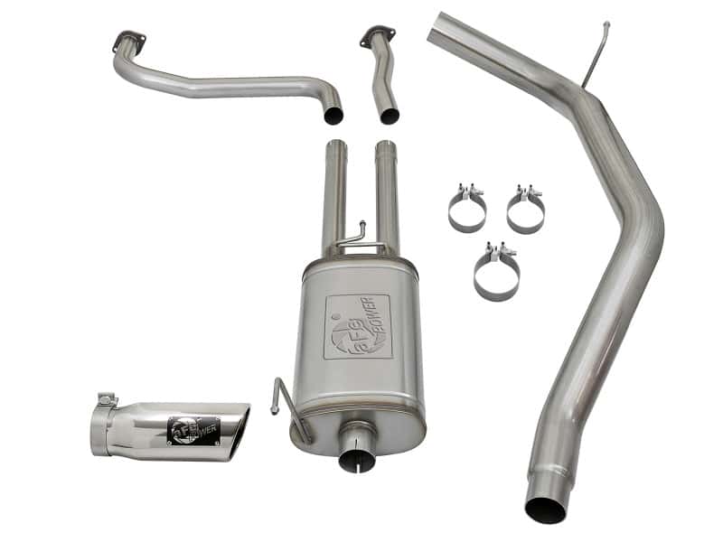 aFe — aFe MACH Force-Xp 2-1/2in Cat-Back Exhaust System w/ Polished Tip 16-17 Nissan Titan XD V8 5.6L
Cat-Back Exhaust - view 8