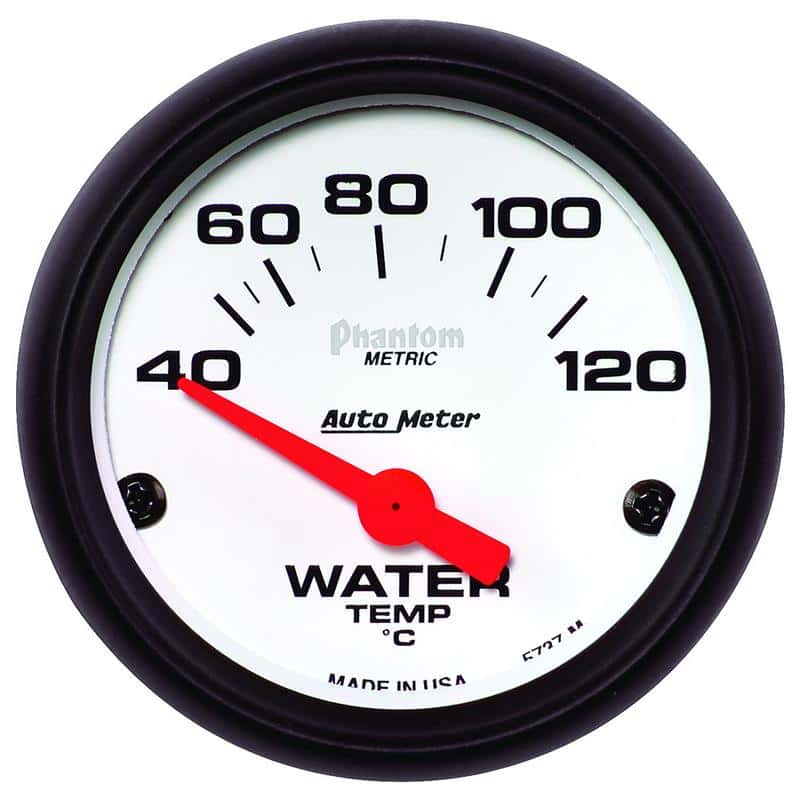 AutoMeter — Autometer Phantom 52mm 40-120 Deg C Electronic Water Temp Gauge
2" WATER TEMP, 40-12 - view 2