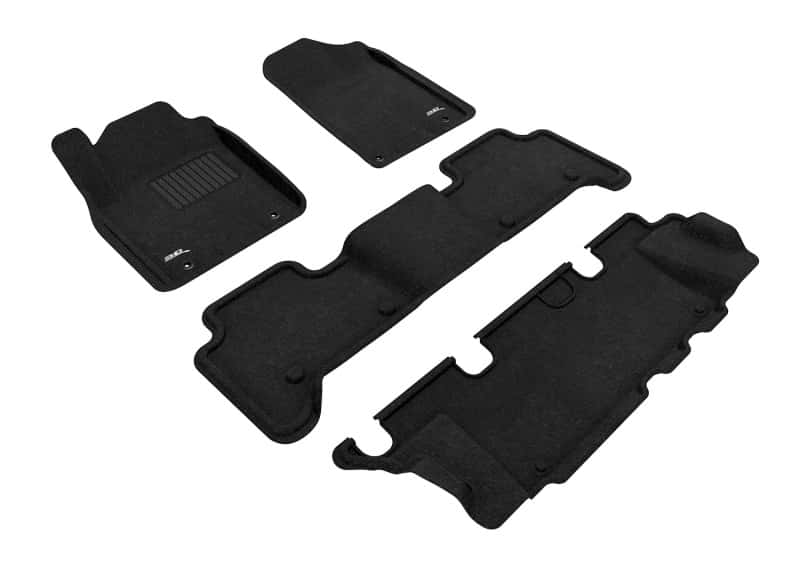 3D MAXpider — 3D MAXpider 14-24 Infiniti Qx80 7-Seat / Qx56 11-13 Elegant Black R1 R2 R3
Floor Mat Set - view 1