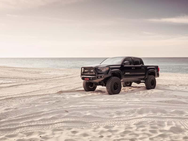 Road Armor — Road Armor 16-20 Toyota Tacoma Stealth Front Winch Bumper w/Lonestar Guard - Tex Blk - view 4