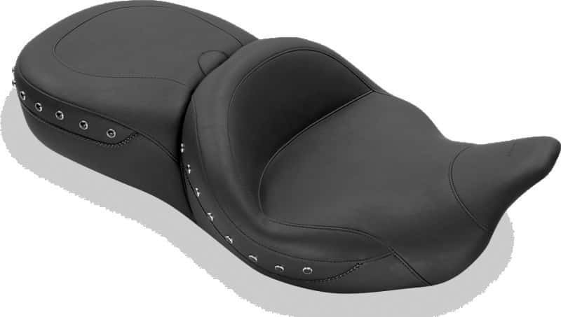 Mustang Motorcycle — Mustang 08-21 Harley Electra Glide,Rd Glide,Rd King,Str Glide Super Tour 1PC Seat Blk Pearls - Black - view 2