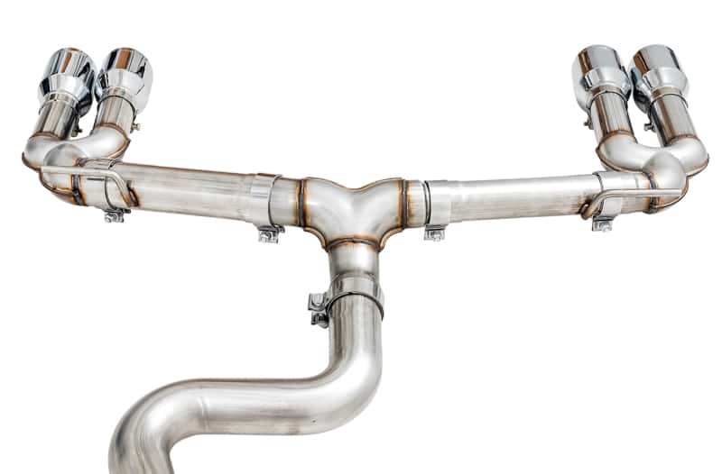 AWE Tuning — AWE Tuning Audi 8V S3 Track Edition Exhaust w/Chrome Silver Tips 102mm
Track Exhaust - view 2