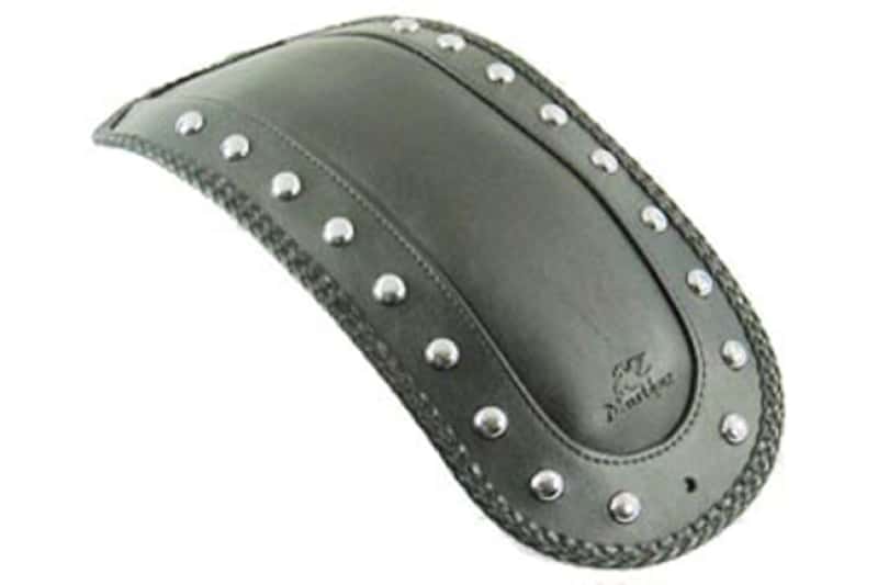 Mustang Motorcycle — Mustang 05-21 Honda VT750 Aero, 07-14 VT750C Spirit, 10-21 Phantom Fender Bib w/Studs - Black - view 1